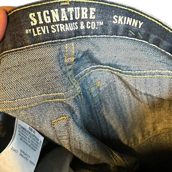 BOYS Levi Strauss & Co. Signature Skinny Jeans 18 Reg dark wash - Picture 5 of 6